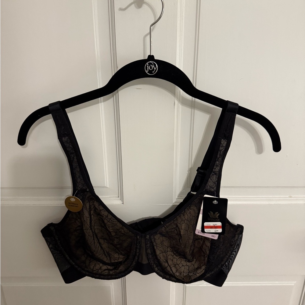 Wacoal Black Lace Underwire Bra Intimates